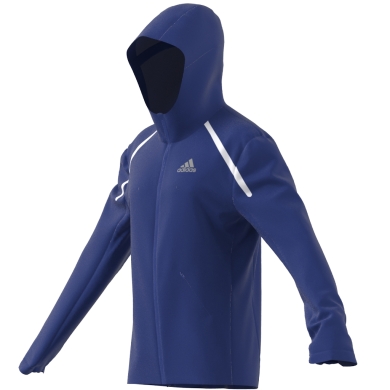 adidas Running Training Jacket Marathon (360° Reflective Design, Slim Fit) Blue Men's